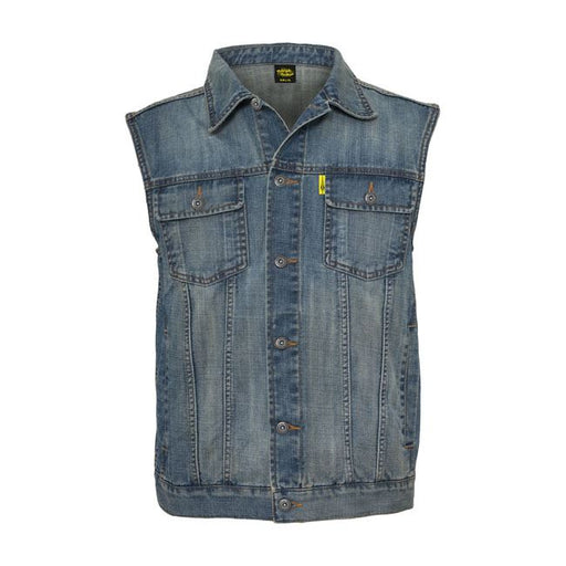 MCS DENIM VEST, STONEWASHED BLUE - MALE EU SIZE M<br><br>Part #300070 - hogparts-uk.myshopify.com