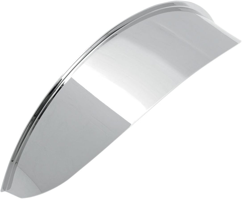 Drag Specialties Headlight Visor 7" Chrome Plain - Part #20010368 - Hogparts UK