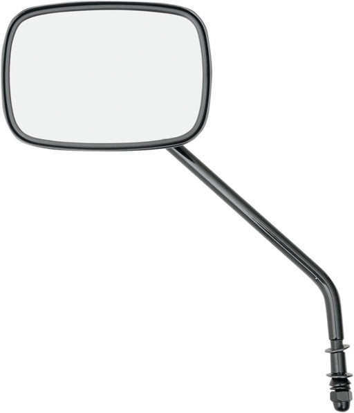 Drag Specialties Mirror Rectangular Black W/ Long Stem - Part #06400657 - Hogparts UK