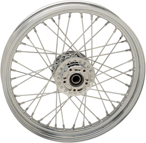 Drag Specialties Wheel 40 Spoke 19" X 2.5" Front Chrome - Part #02030622 - Hogparts UK