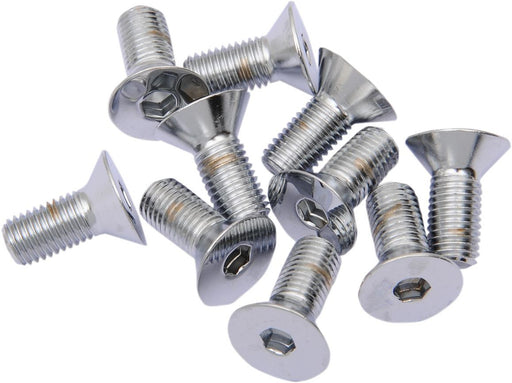 Drag Specialties Flat-Head Bolt 5/16-24X1 Chrome - Part #DS192369 - Hogparts UK
