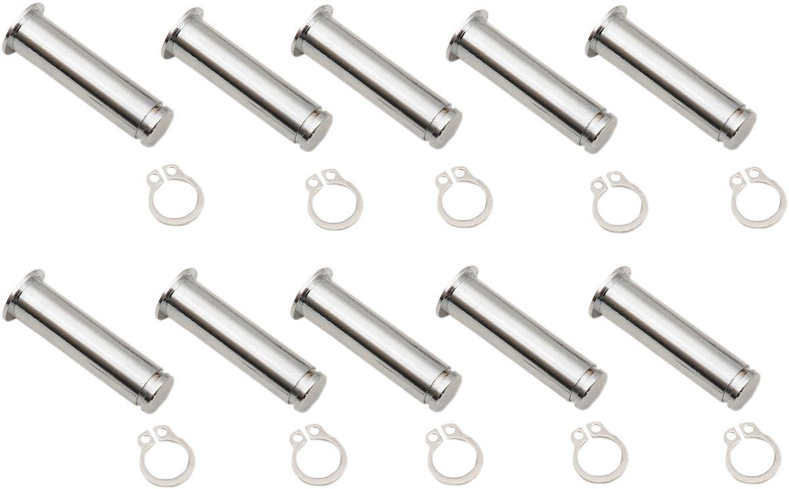 Drag Specialties Pivot Pin/Clip Kits Chrome - Part #06170195 - Hogparts UK