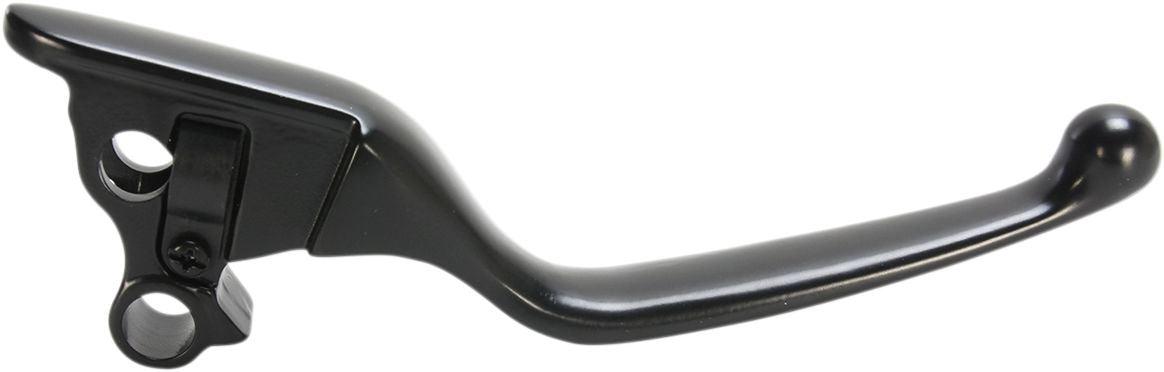 Drag Specialties Clutch Lever Slotted Wide Blade Matt Black - Part #06131283 - Hogparts UK