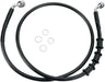 Drag Specialties Front Brake Line Black Vinyl Coated Stainless Steel Extended 2" - Part #17412847 - Hogparts UK