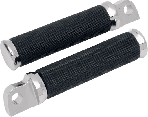 Drag Specialties Footpeg Hotop Chrome/Rubber Male-Mount - Part #16200377 - Hogparts UK