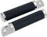 Drag Specialties Footpeg Hotop Chrome/Rubber Male-Mount - Part #16200377 - Hogparts UK