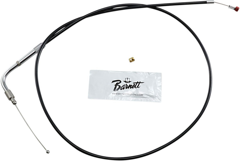 Barnett Black Vinyl Throttle/Idle Cable #101-30-40016