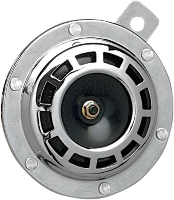 Drag Specialties Mag Horn 12V 4" Chrome 113Db - Part #DS271997 - Hogparts UK