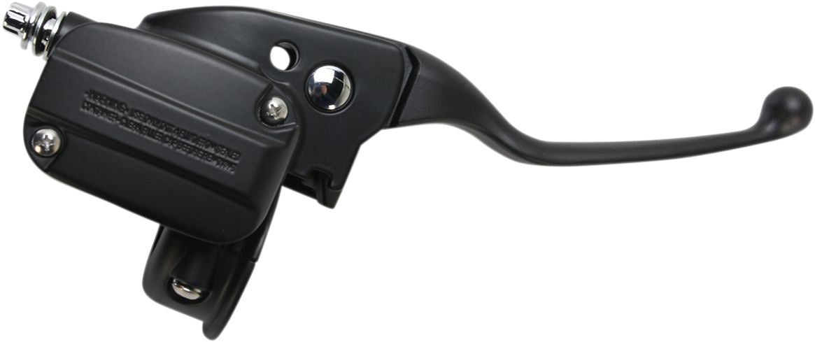 Drag Specialties Brake Master Cylinder/Lever Assembly Front Hydraulic Black - Part #06101874 - Hogparts UK