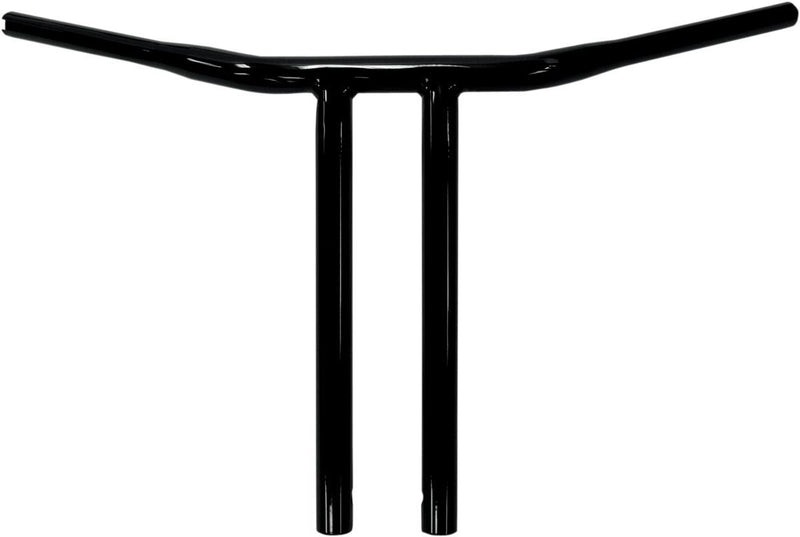 Drag Specialties Gloss Black 1 1/4" Buffalo 14" T-Bar - Part #06012751 - Hogparts UK