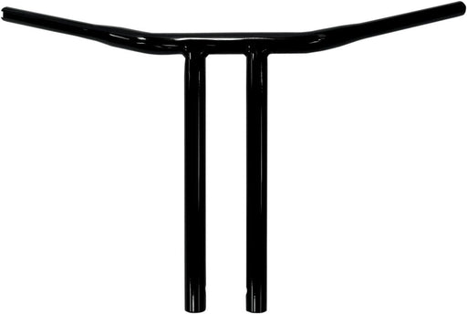 Drag Specialties Gloss Black 1 1/4" Buffalo 14" T-Bar - Part #06012751 - Hogparts UK
