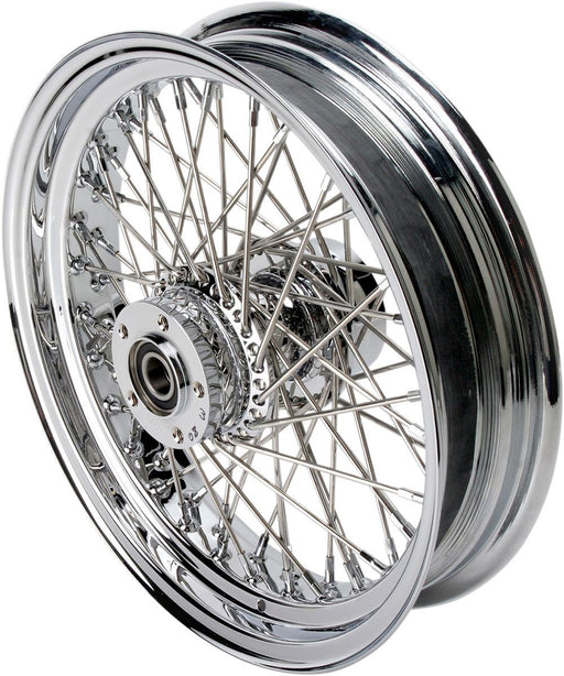 Drag Specialties Rear Wheel 16X3.5 60-Spoke Chrome - Part #02040359 - Hogparts UK