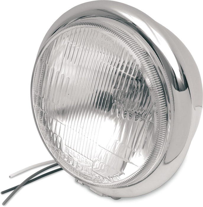 Drag Specialties 5 3/4" Headlight Bottom Mount Assembly Chrome - Part #20011126 - Hogparts UK