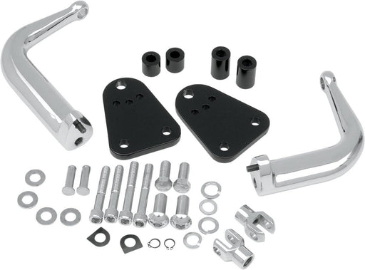 Drag Specialties Adjustable Highway Peg Mount Chrome - Part #16240124 - Hogparts UK