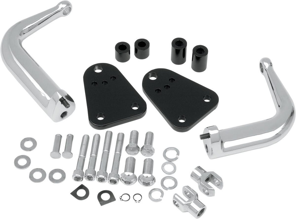 Drag Specialties Adjustable Highway Peg Mount Chrome - Part #16240124 - Hogparts UK