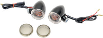 Drag Specialties Mini-Deuce Marker Lights Bolt-Mount Clear/Smoke Lens Black - Part #20401042 - Hogparts UK