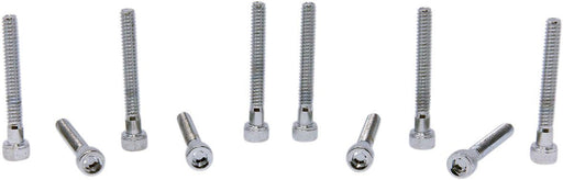 Drag Specialties Socket-Head Bolt 10-24X1.5 Knurled Chrome - Part #DS190592 - Hogparts UK