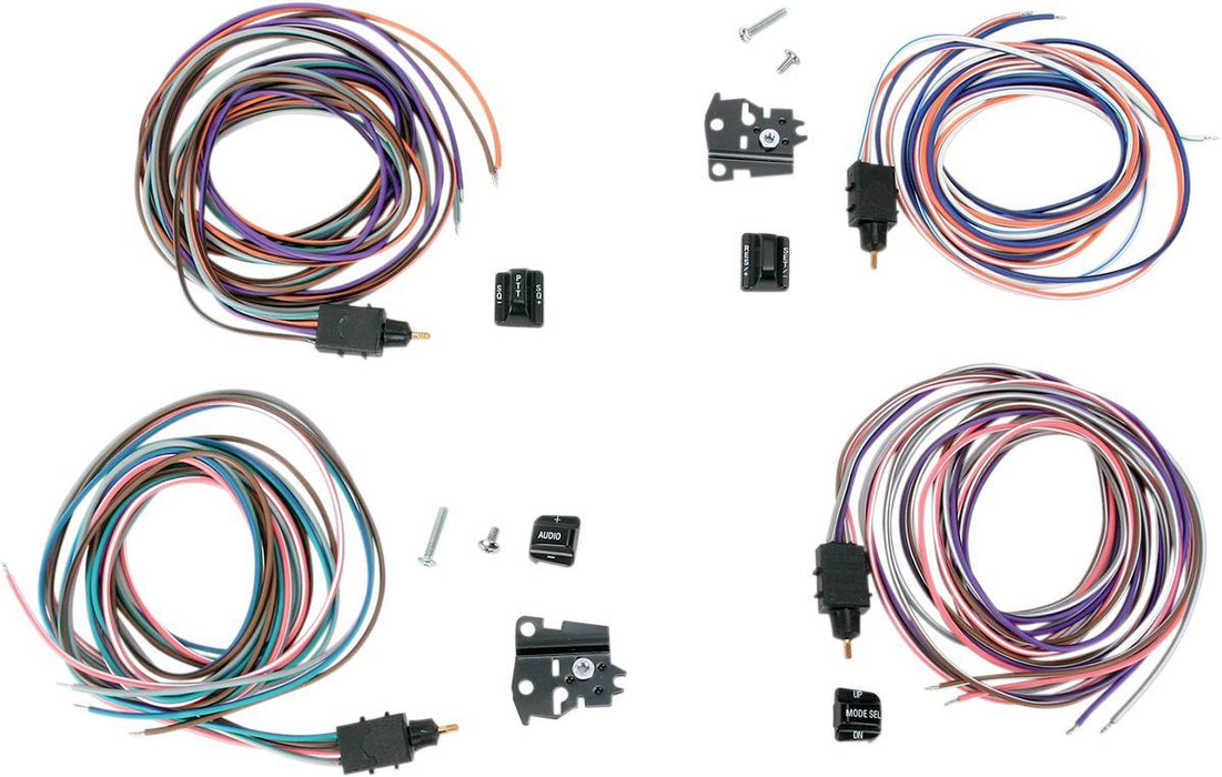 Drag Specialties Switch Kit Radio/Cruise-Control Black - Part #06160127 - Hogparts UK