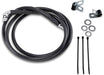 Drag Specialties Front Brake Line Black Vinyl Coated Stainless Steel Extended 6" - Part #17412583 - Hogparts UK