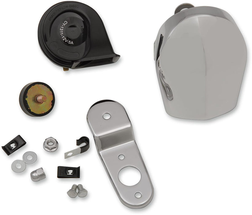 Drag Specialties Horn Kit Electric Chrome - Part #21070245 - Hogparts UK
