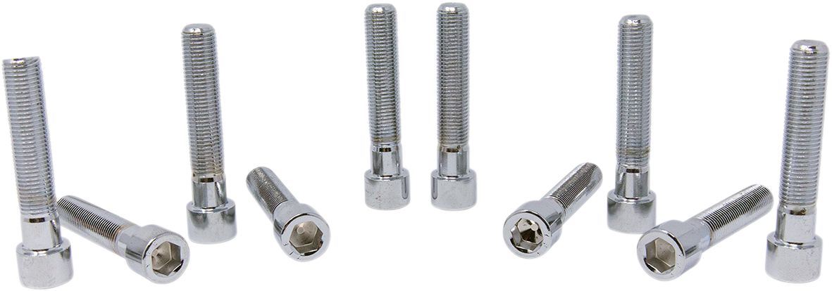 Drag Specialties Socket-Head Bolt 3/8-24X2 Smooth Chrome - Part #DS190582S - Hogparts UK