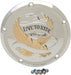 Drag Specialties Cover Derby 5-Hole Live To Ride Chrome/Gold - Part #11070555 - Hogparts UK