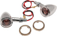 Drag Specialties Mini-Deuce Marker Lights Stud-Mount Clear/Smoke Lens Chrome - Part #20400277 - Hogparts UK