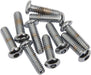 Drag Specialties Button-Head Bolt 1/4-20X0.75 Chrome - Part #DS190830 - Hogparts UK