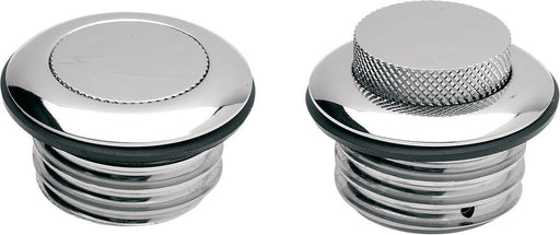 Drag Specialties Pop-Up Gas Cap Non-Vented Chrome - Part #07030290 - Hogparts UK
