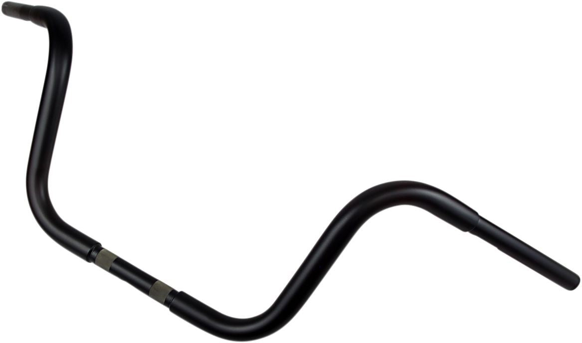 Drag Specialties Handlebar 1-1/4" Buffalo 10" Ape Hanger Flat Black TBW - Part #06014260 - Hogparts UK