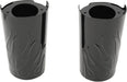 Drag Specialties Fork Slider Covers Flame Gloss Black - Part #04110131 - Hogparts UK