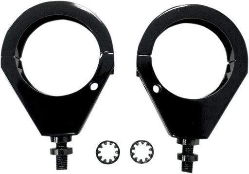 Drag Specialties Turn Signal Fork Clamp 49Mm Black - Part #20401127 - Hogparts UK