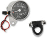 Drag Specialties 2.4" Mechanical Speedometer Mph 2:1 W/ Trip-Meter Chrome Housing Black Face - Part #DS243813 - Hogparts UK