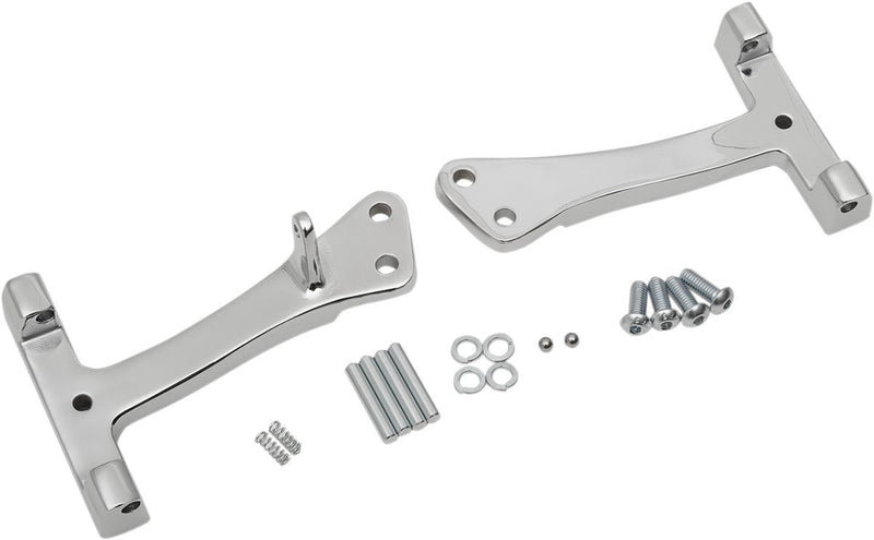 Drag Specialties Mount Kits Passenger Floorboard Chrome - Part #16210726 - Hogparts UK