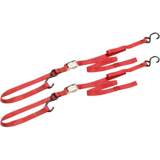 ANCRA INTEGRA CLASSIC STRAP TIE DOWN 1" X 66" RED 2PK - 39200002 - Hogparts UK