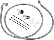 Drag Specialties Front Brake Line Stainless Steel Extended 6" - Part #17412682 - Hogparts UK