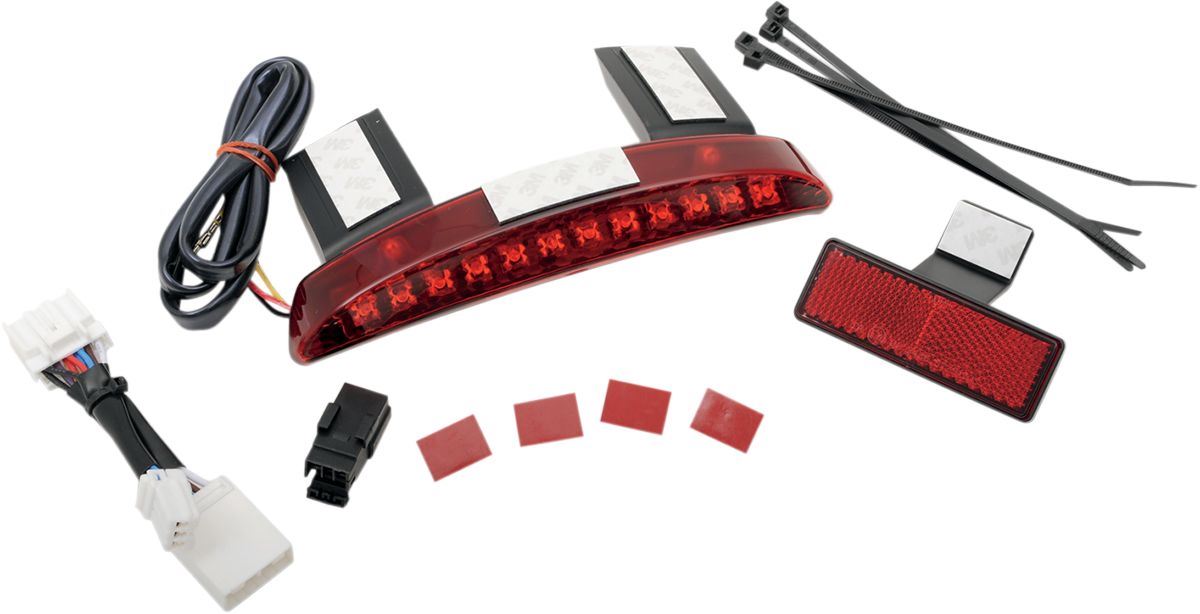 Drag Specialties Taillight Led Assembly W/ Red Lens - Part #20100916 - Hogparts UK