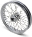 Drag Specialties Front Wheel 21X3.5 Dual-Disc 40-Spoke Chrome - Part #02030384 - Hogparts UK
