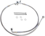 Drag Specialties Brake Line Stainless Steel Clear Coated Rear Oem Length - Part #17413849 - Hogparts UK