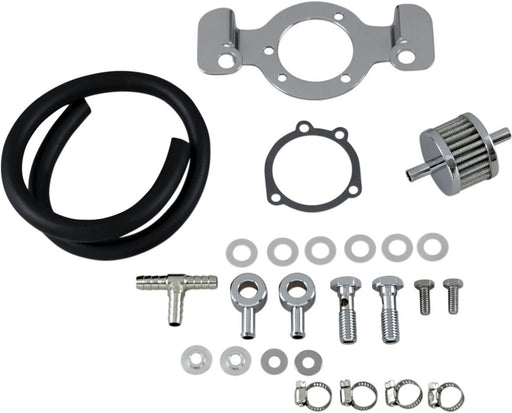 Drag Specialties Crankcase Breather/Support Bracket Kit - Part #DS289126 - Hogparts UK