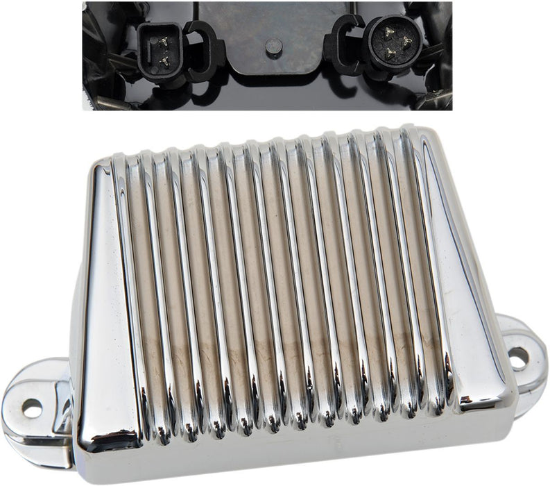 Drag Specialties Solid-State Regulator Chrome - Part #21120787 - Hogparts UK
