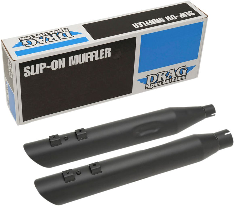 Drag Specialties Mufflers Slip-On 3.5" Slashdown Black - Part #18011186 - Hogparts UK