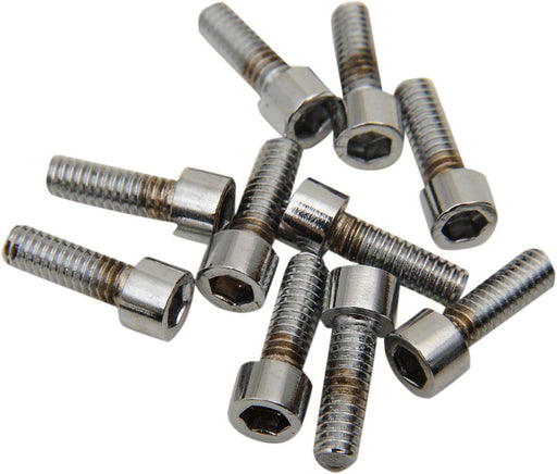 Drag Specialties Socket-Head Bolt 8-32X0.5 Smooth Chrome - Part #DS190584S - Hogparts UK