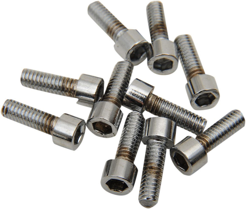 Drag Specialties Socket-Head Bolt 8-32X0.5 Smooth Chrome - Part #DS190584S - Hogparts UK