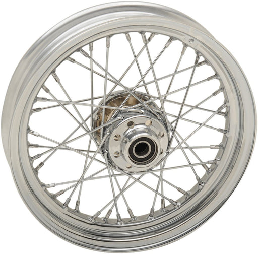 Drag Specialties Wheel Front 40 Spoke 16" X 3" Chrome - Part #02030631 - Hogparts UK