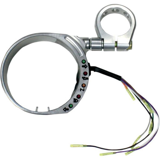 Joker Machine Speedometer Side Mount Assembly 39mm W/ Solid Clamp Clear <br>Vendor Part # 10-300S - hogparts-uk.myshopify.com