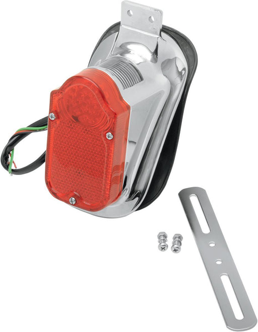 Drag Specialties Universal Mount Tombstone Led Taillight With License Plate - Part #20100562 - Hogparts UK