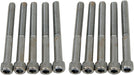 Drag Specialties Socket-Head Bolt 1/4-20X2.25 Knurled Chrome - Part #DS190542 - Hogparts UK