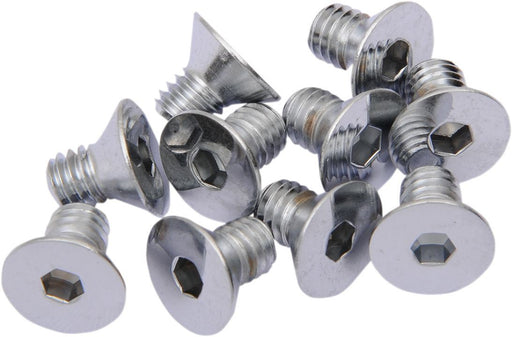 Drag Specialties Flat-Head Bolt 5/16-18X0.625 Chrome - Part #DS192363 - Hogparts UK