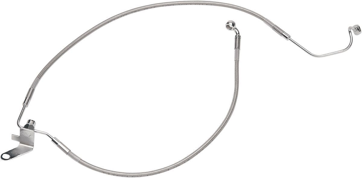 Drag Specialties Rear Brake Line Stainless Steel - Part #17410211 - Hogparts UK